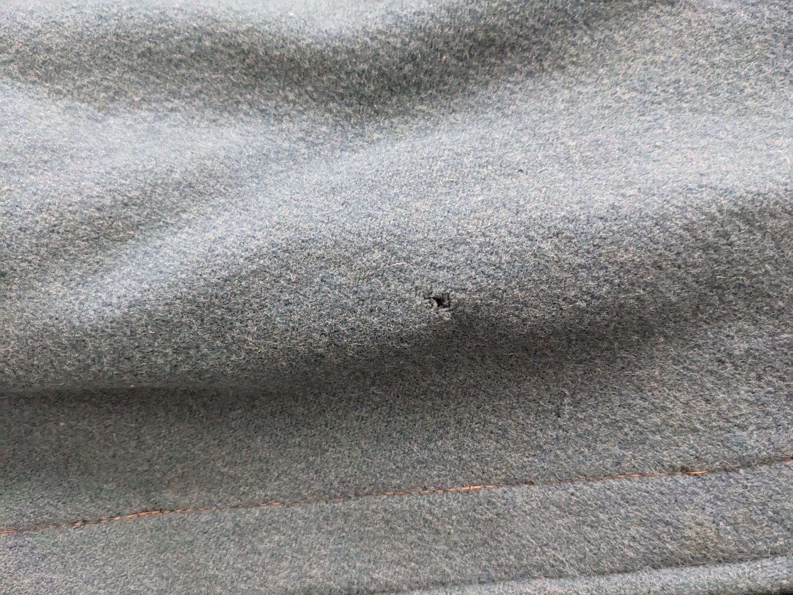 Original Civil War mounted troops overcoat. Solid.