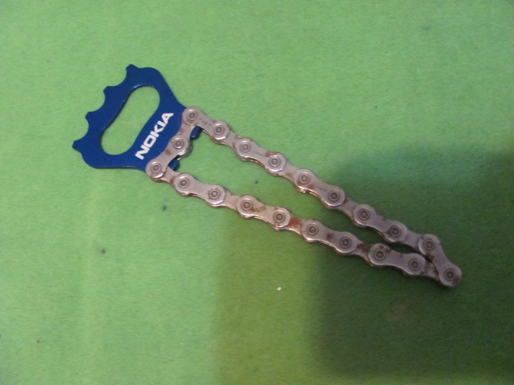 Nokia bicycle chain bottle opener