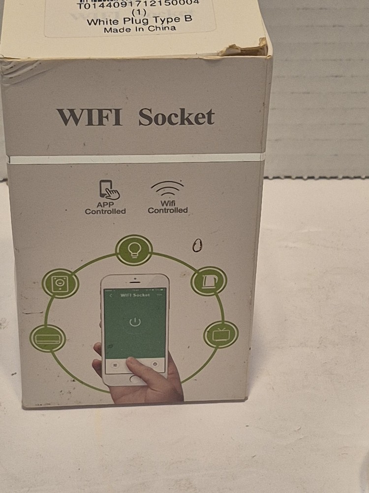 Wi-Fi Socket - White Plug Type B