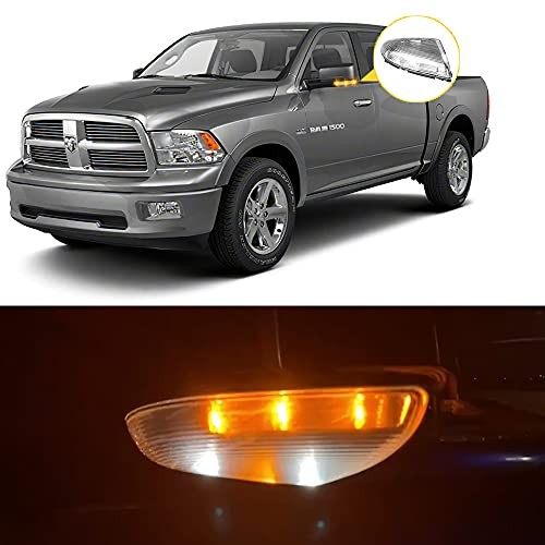 Front Driver Left Side Mirror Turn Signal Light Clear (Front Left Driver Side)