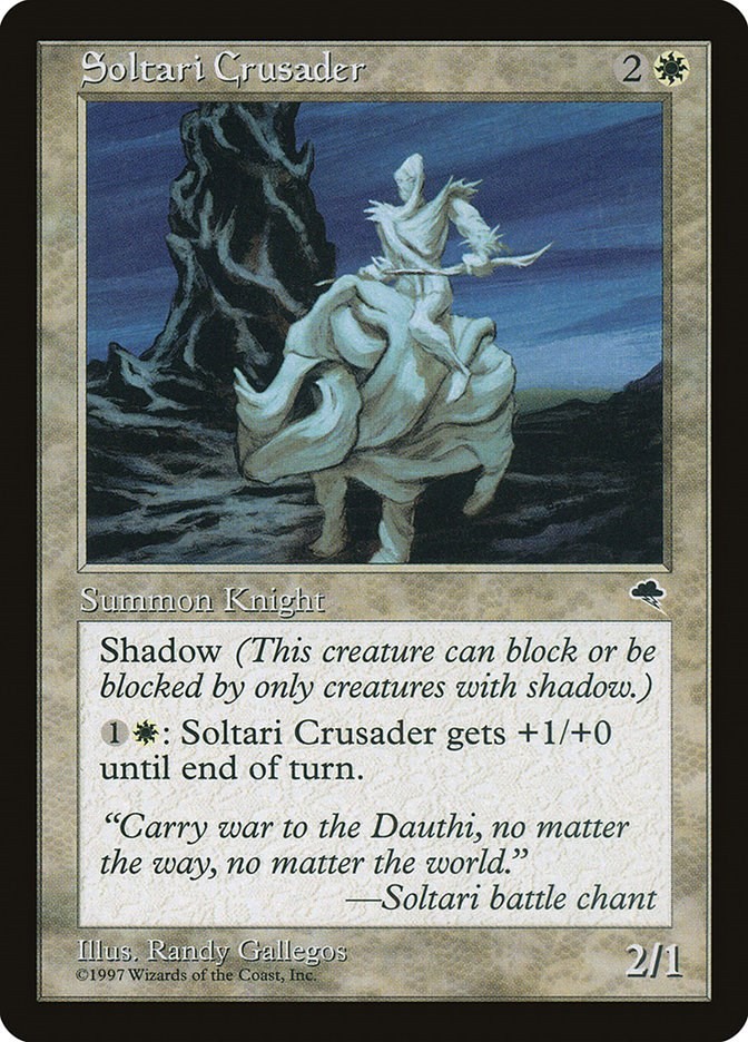 Soltari Crusader Tempest 41 MTG MP