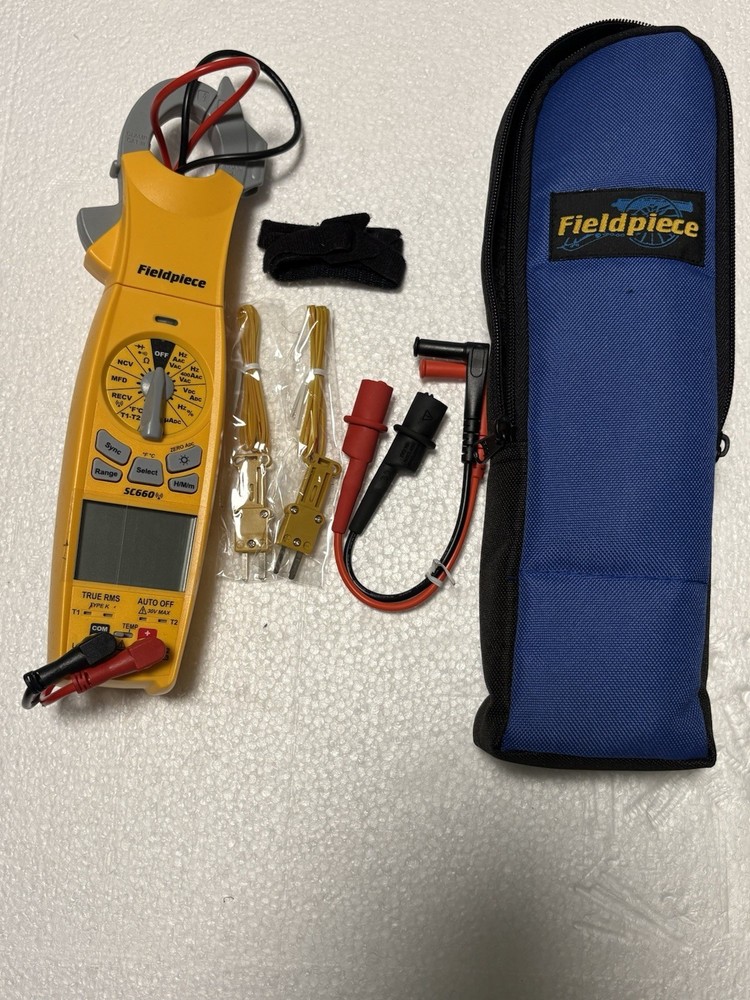 Fieldpiece SC660 True RMS Clamp Meter Digital Multimeter 600V 400A 6000 Counts