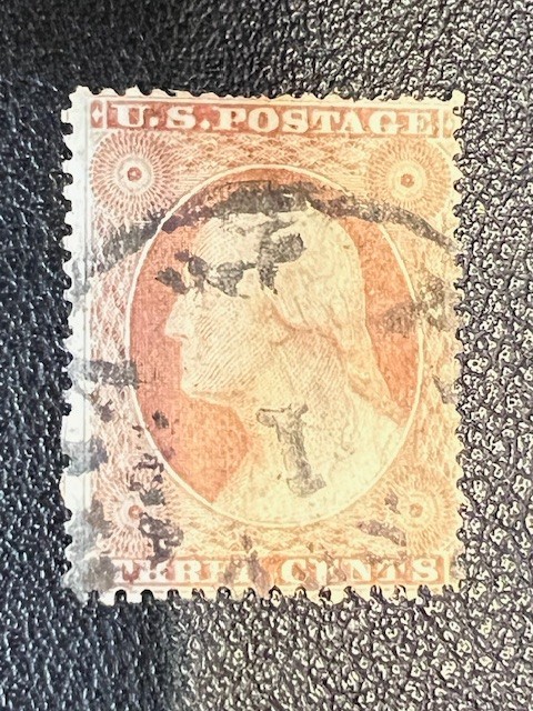 US stamp 25A used