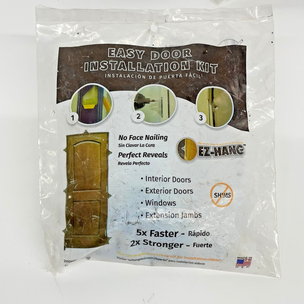EZ-HANG Door Window Installation Kit Quick Easy Hanging Bracket System USA MADE