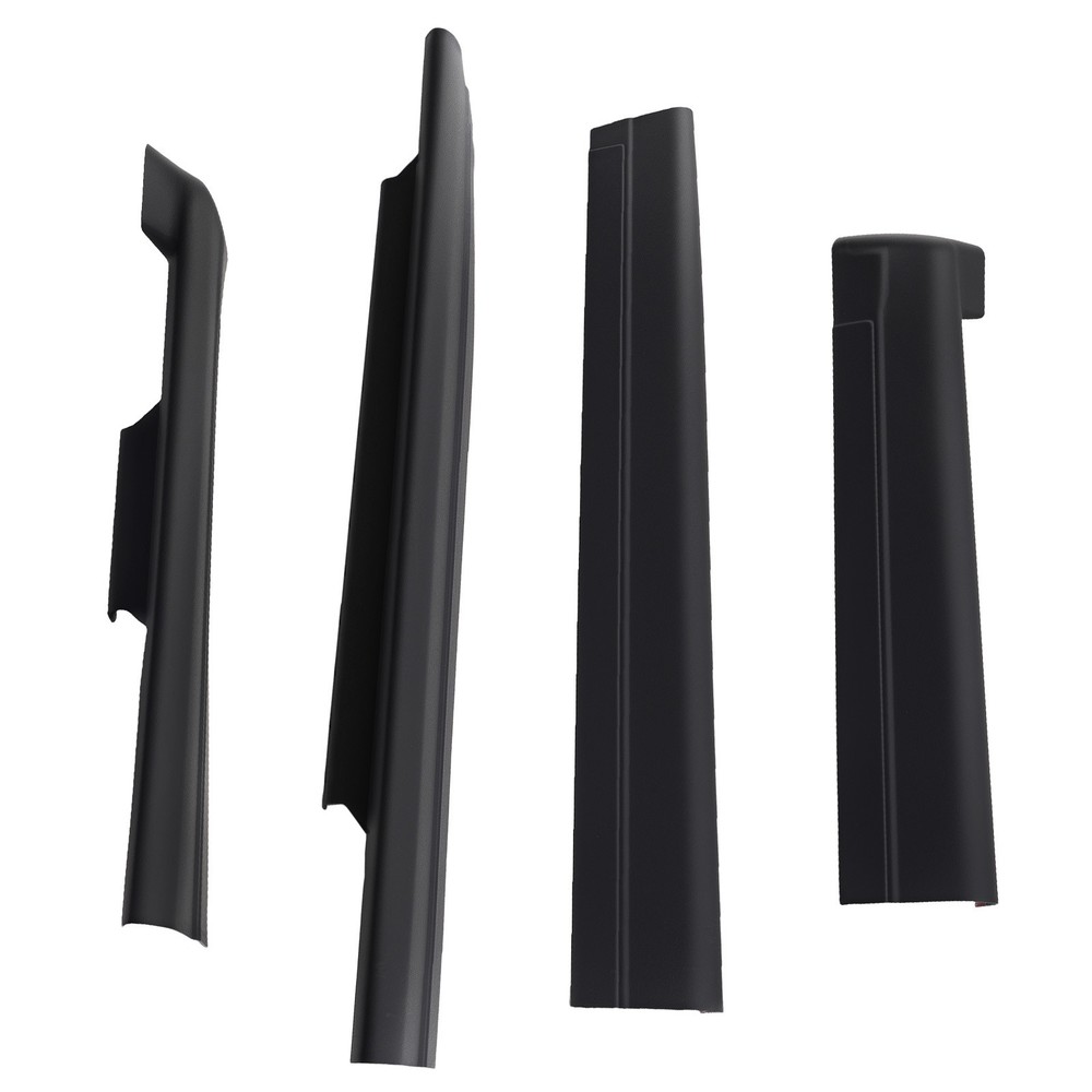Rocker Panels Covers for Chevrolet Silverado Extended 1999-2006 Black Set