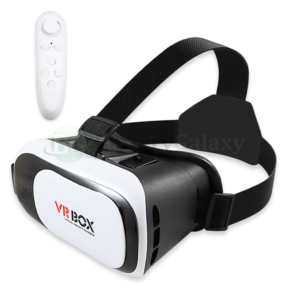 Virtual Reality VR Headset 3D Glasses With Remote for Android IOS iPhone Samsung