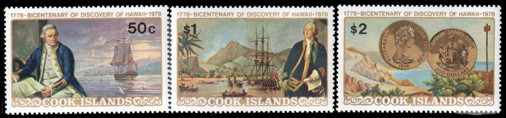 Cook Islands Scott 480-82 Mint Never Hinged Very Fine