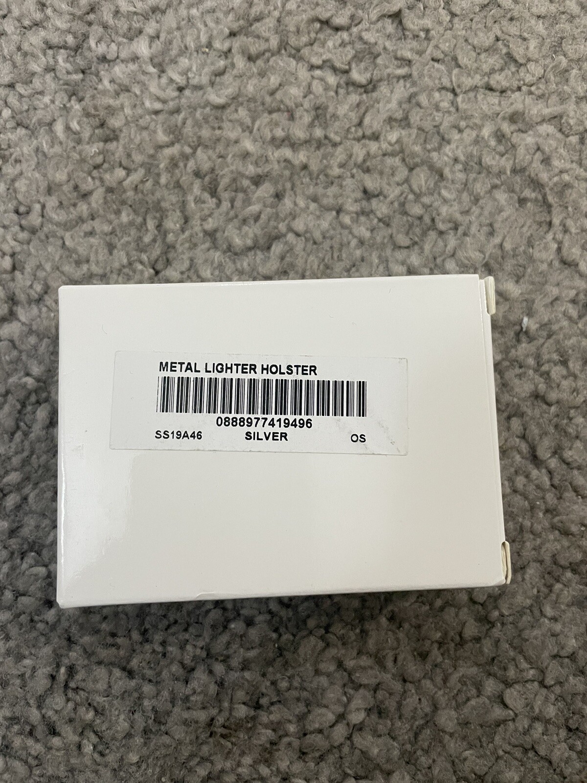 Supreme Metal Lighter Holster Silver 2019