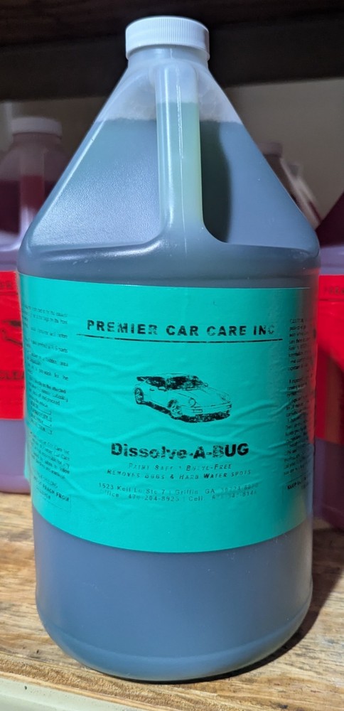 Premier Car Care Dissolve-A-Bug Gallon Size