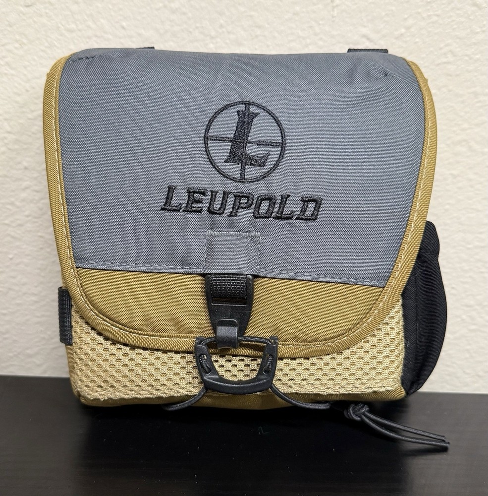 Leupold GO AFIELD Binocular Case Shadow, Tan/Gray, Small