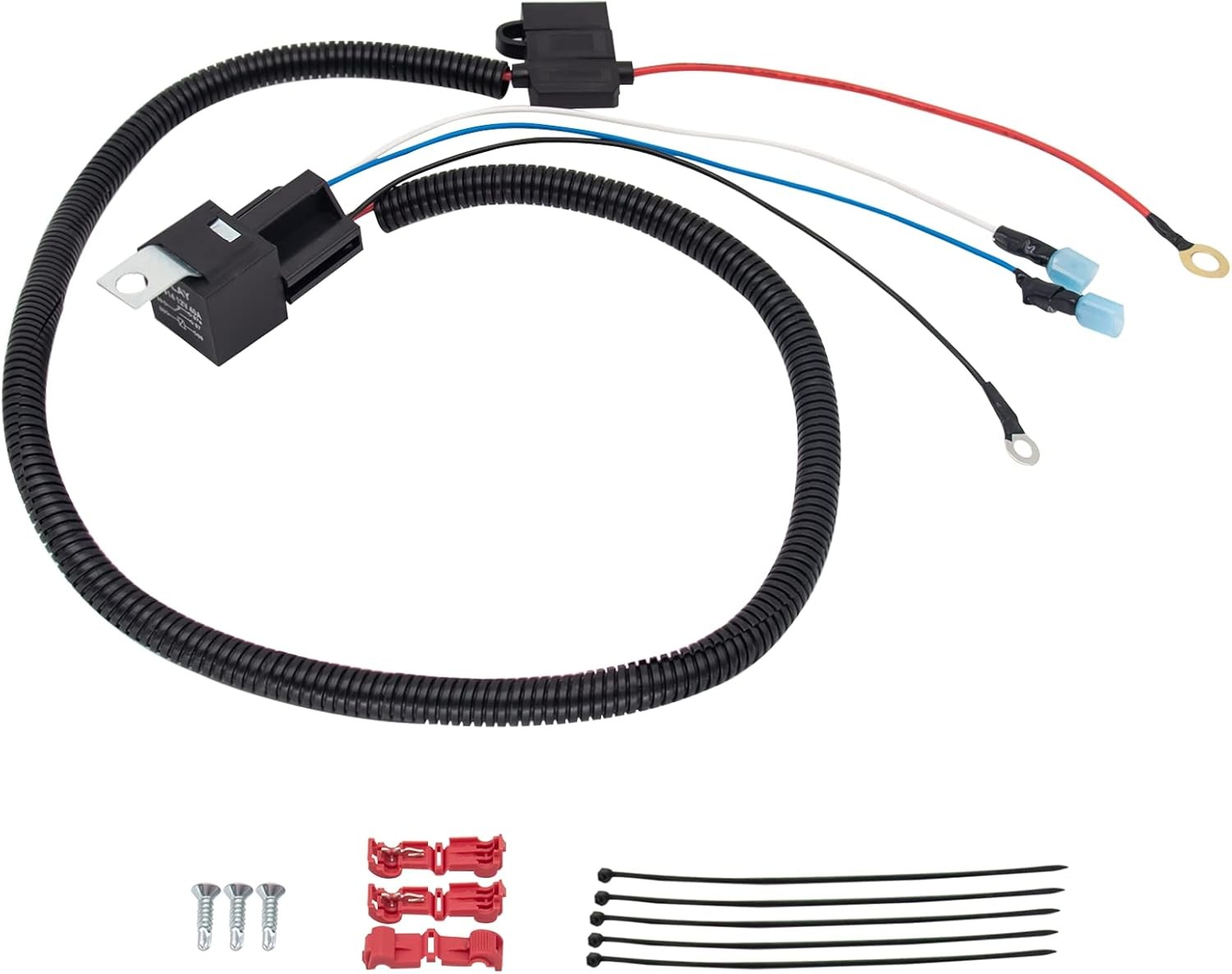 High Low Beam 4 Lights Kits Compatible with 88-98 Chevy GMC Truck，High Beam an