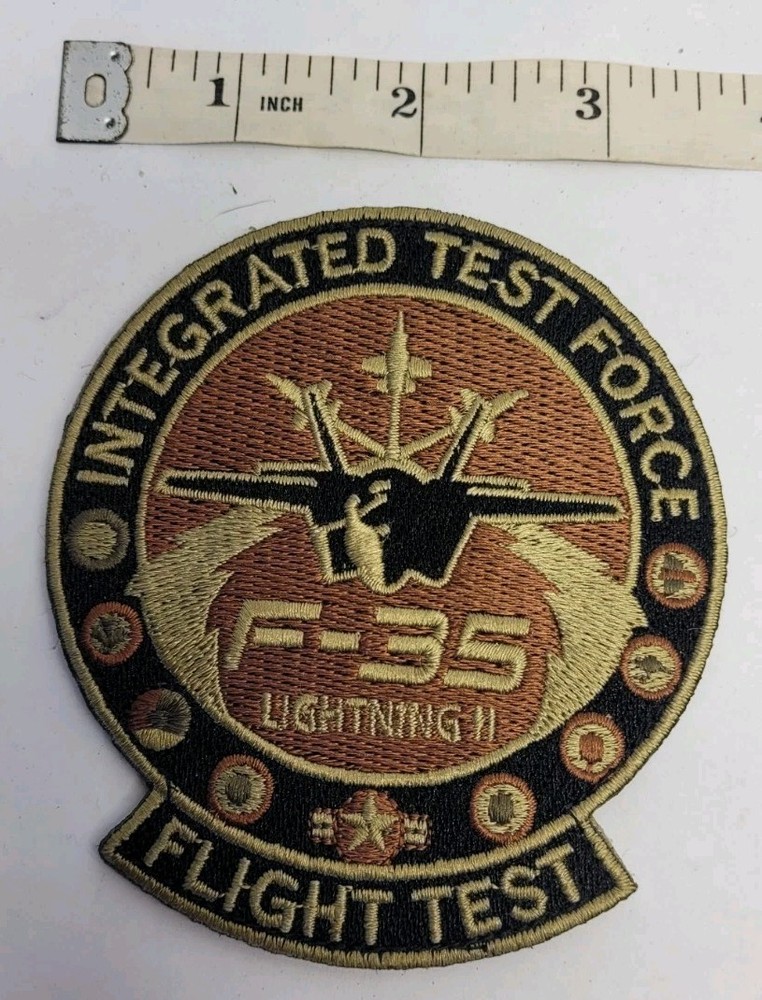 Integrated Test Force F-35 Patch Lockheed Martin Lightning USAF Air Force