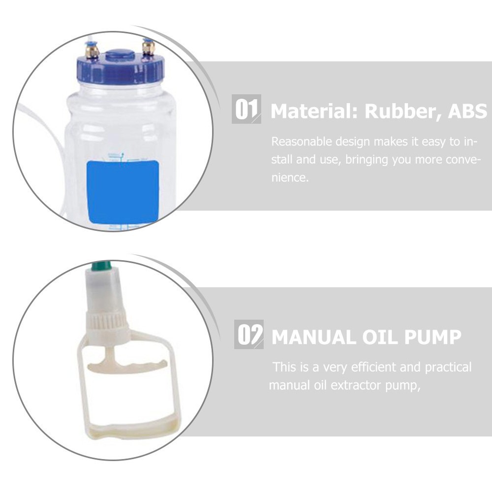 Pump Fluid Extractor Large Capacity Manual Oil Engine Suction Tool