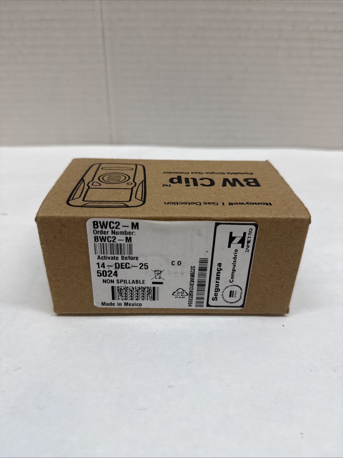 NEW BWC2-M GasAlert Portable Gas Monitor Detector CO Carbon Monoxide 24 Months