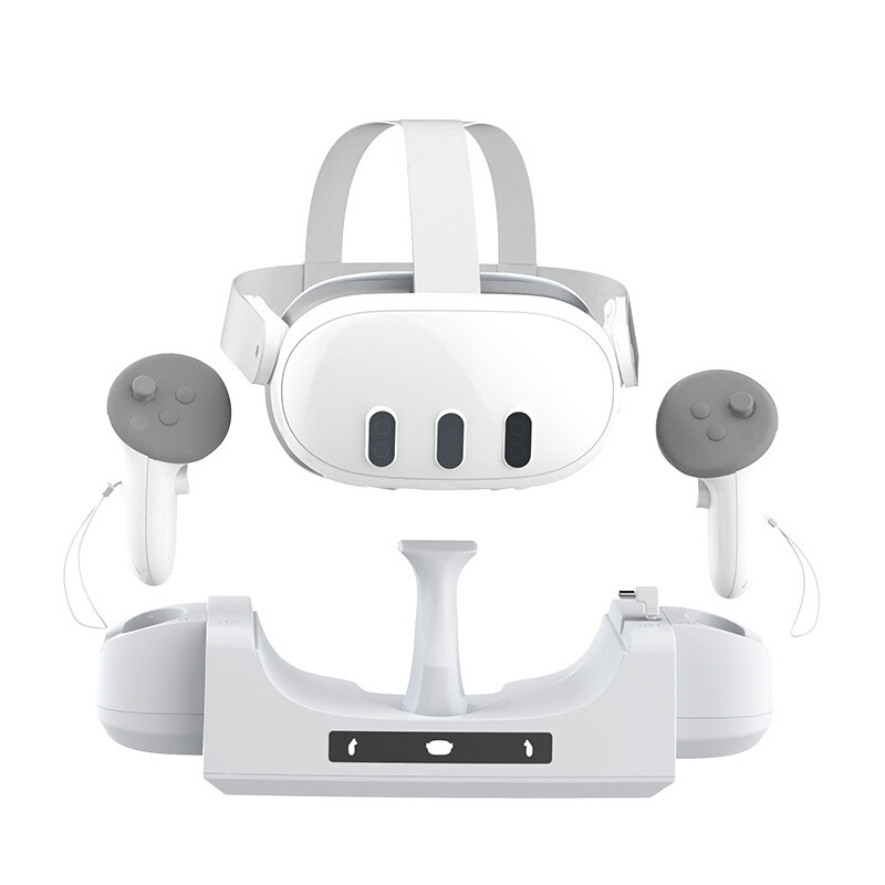 Charging Dock Charger Stand Holder Part For Oculus Quest 3 VR Headset Controller