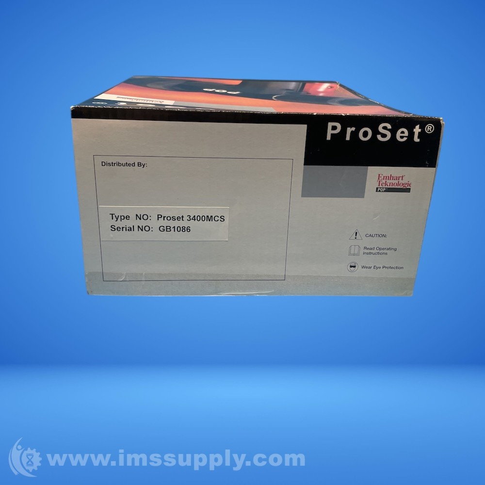 Emhart Proset 3400MCS Pneumatic Rivet Tool FNFP