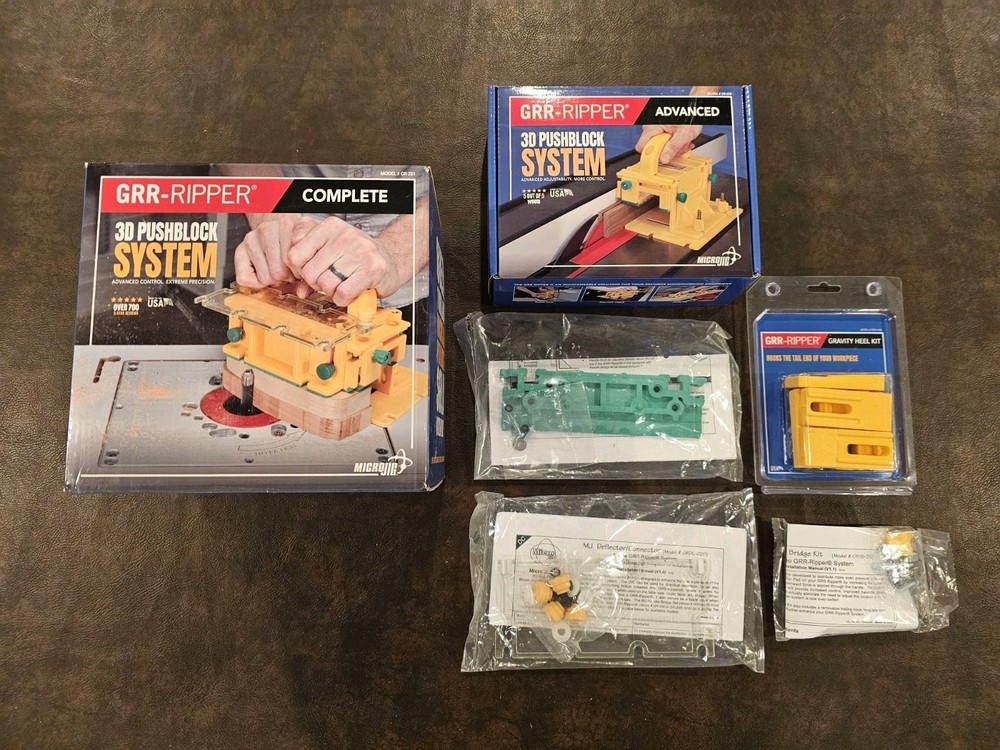 MICROJIG GRR-RIPPER GR-281 Complete 3D Pushblock System