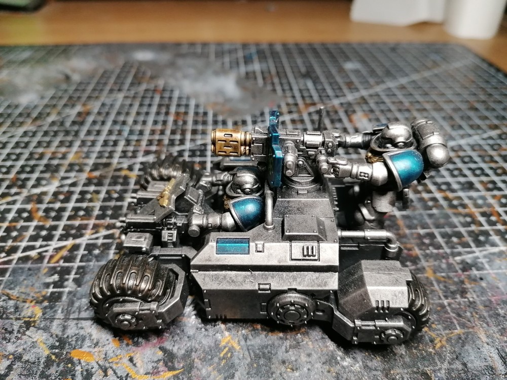 40k Space Marines ATV Invader painted