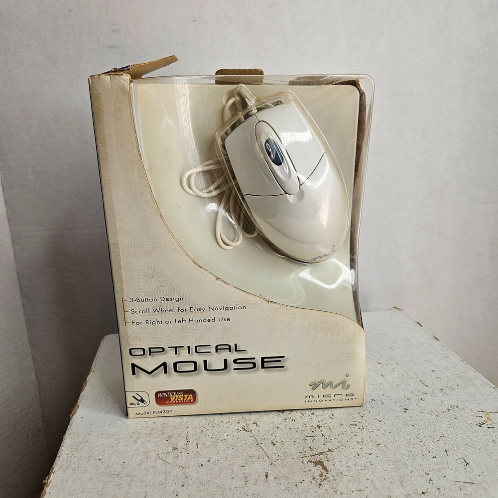 Micro Innovations PS/2 Optical Scroll Mouse Model PD430P