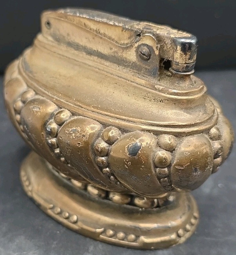 RONSON CROWN SILVERPLATED TABLE LIGHTER