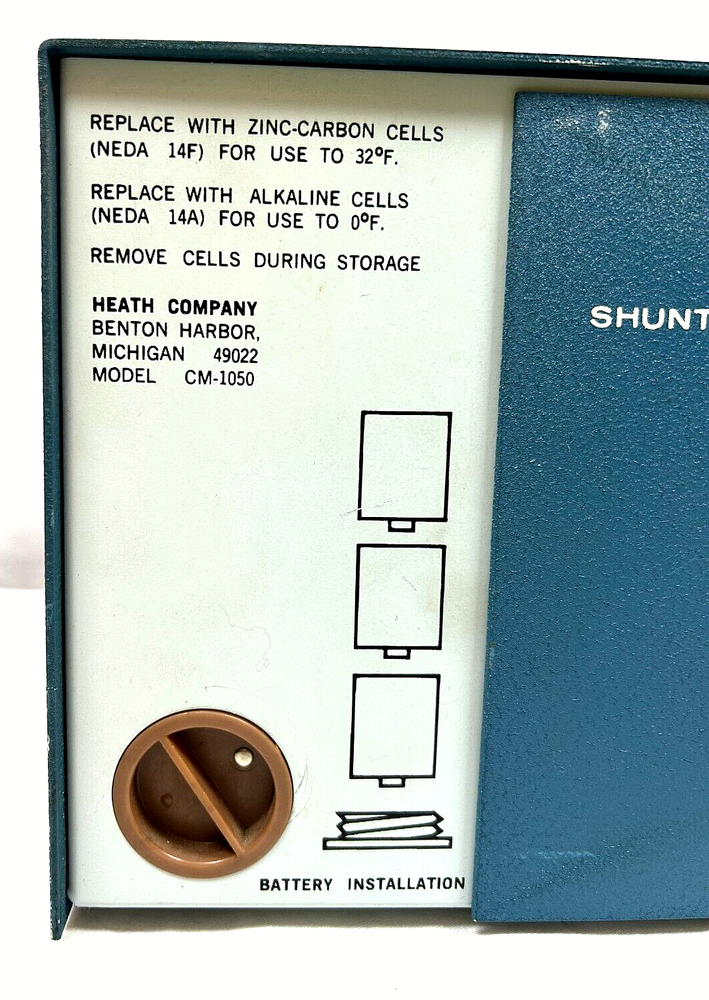 Vintage HEATHKIT ENGINE ANALYZER Model CM-1050 ~ Untested ~ Sold AS IS T63