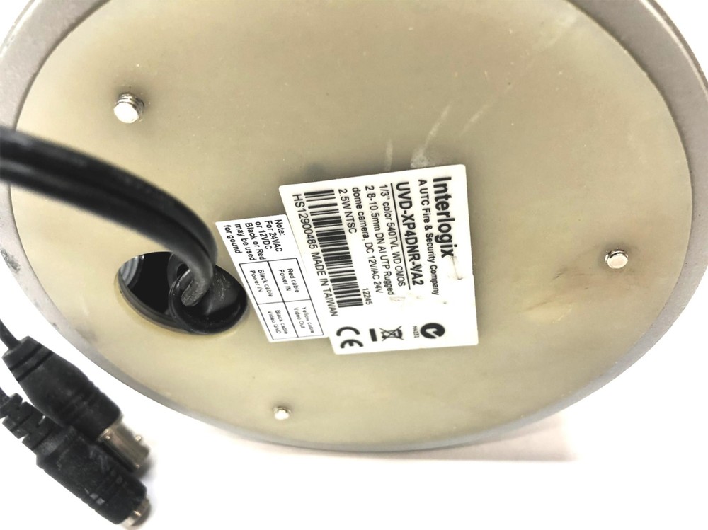 Interlogix Rugged Dome Camera UVD-XP4DNR-VA2 USED