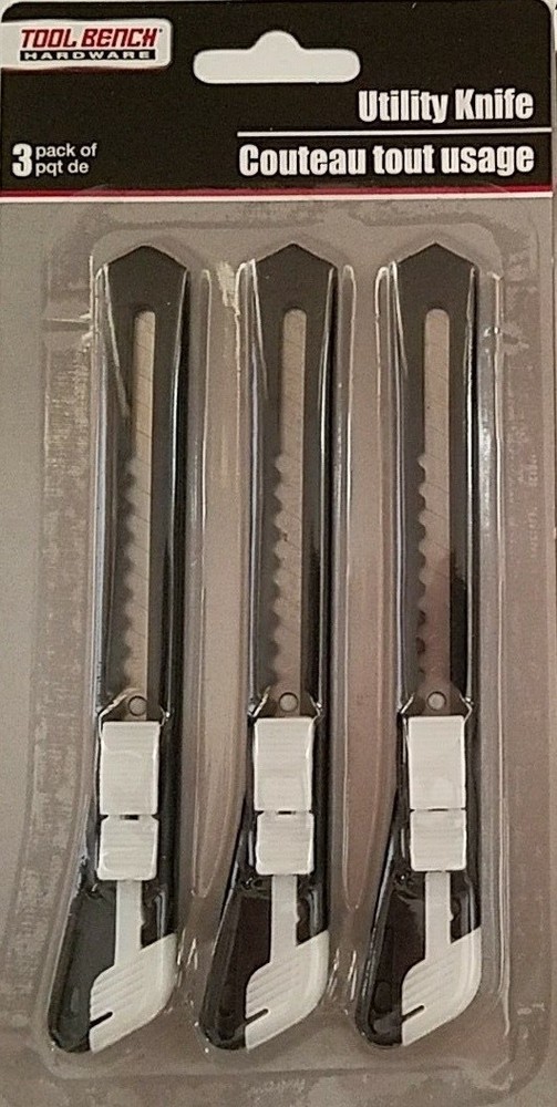 Tool Bench Soft-Grip Hardware Utility Knives, Select Type