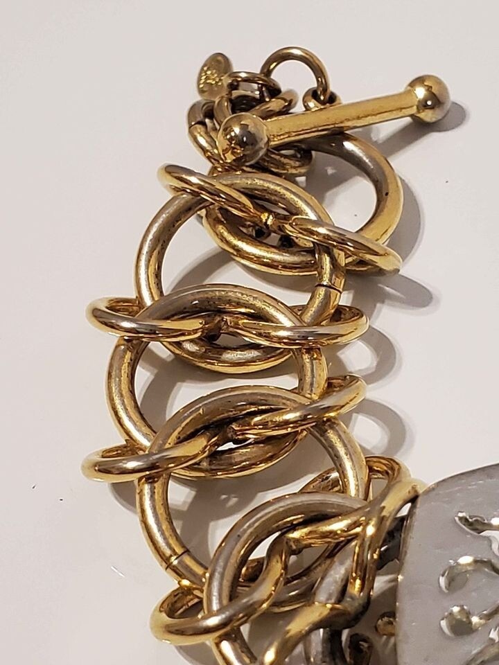 Two tone Premier Design Bracelet 6" (B178)