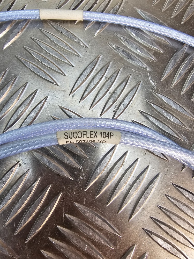Huber+Suhner SUCOFLEX 104P RF Cable Set — 1 m + 2 m