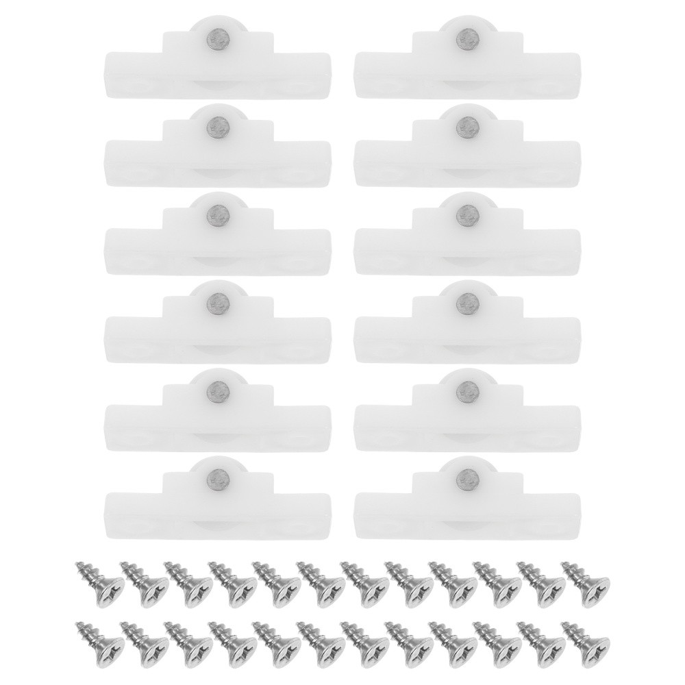 12 Pcs Upright Freezer Rollers Fridge Glides Display Case Casters