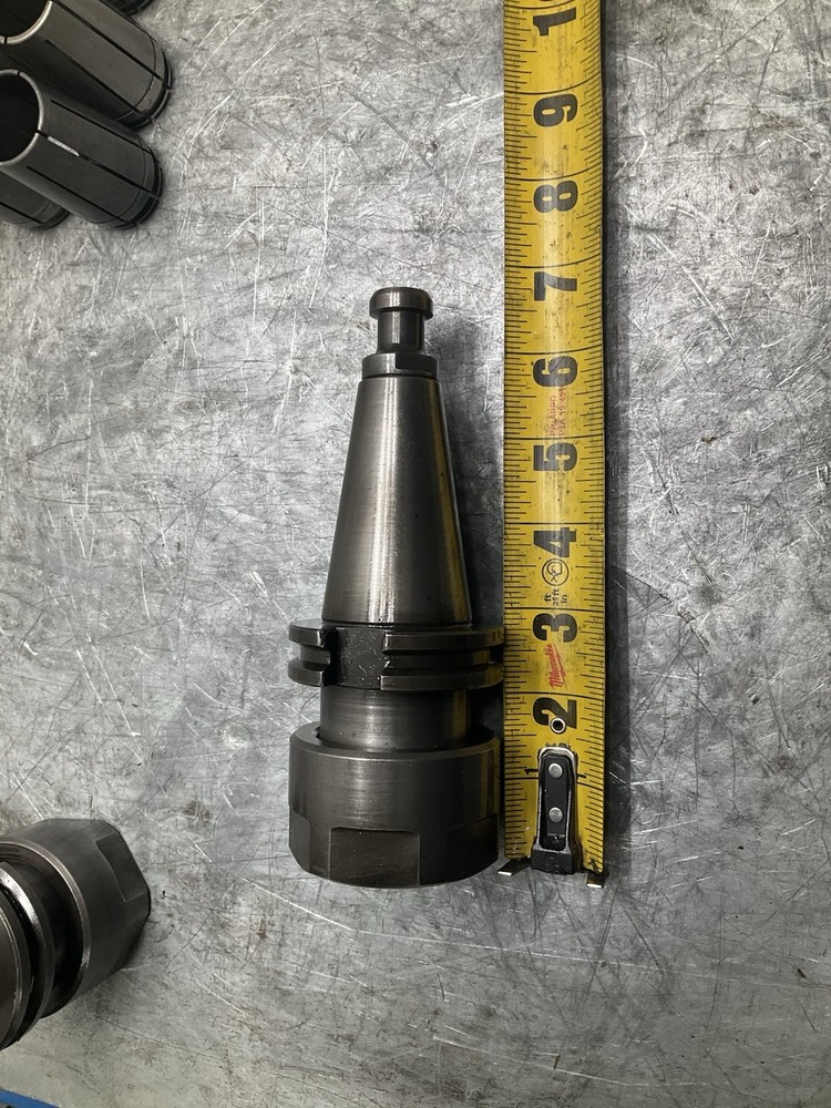 2 ea Cat 40 Tool Holder TG100 + 12ea Collets CNC
