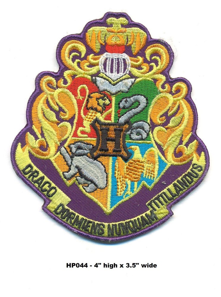 HARRY POTTER FANCY CREST PATCH - HP044