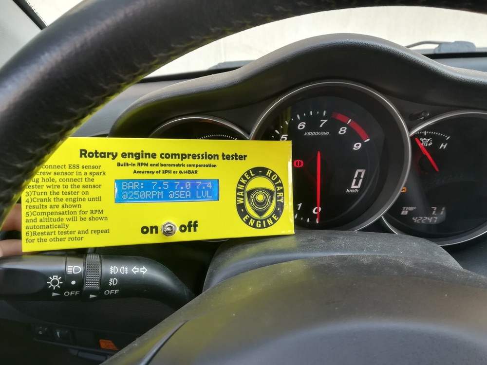 Rotary Engine Compression Tester MAZDA RX8 RX7 13B 12A 20B