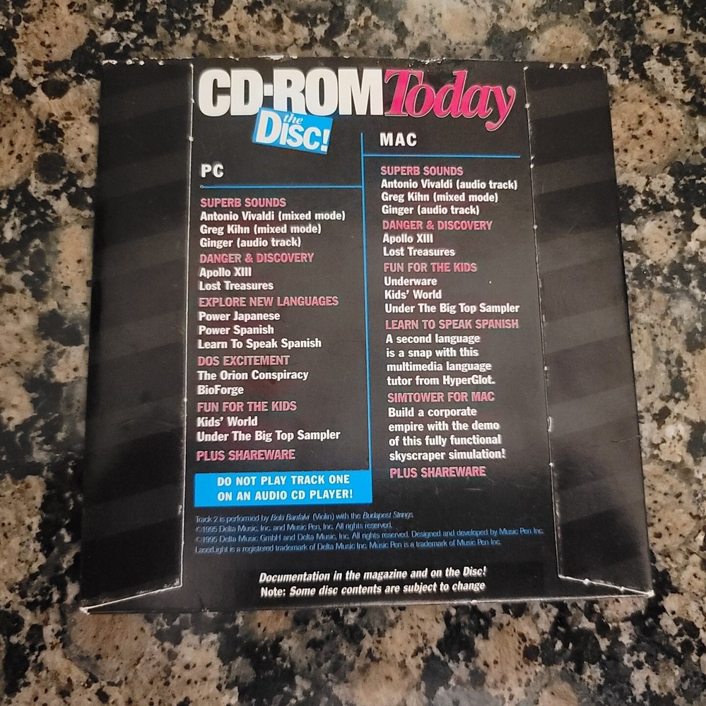 CD ROM TODAY # 14 - August 1995 - Software, Game, Freeware Shareware Demos