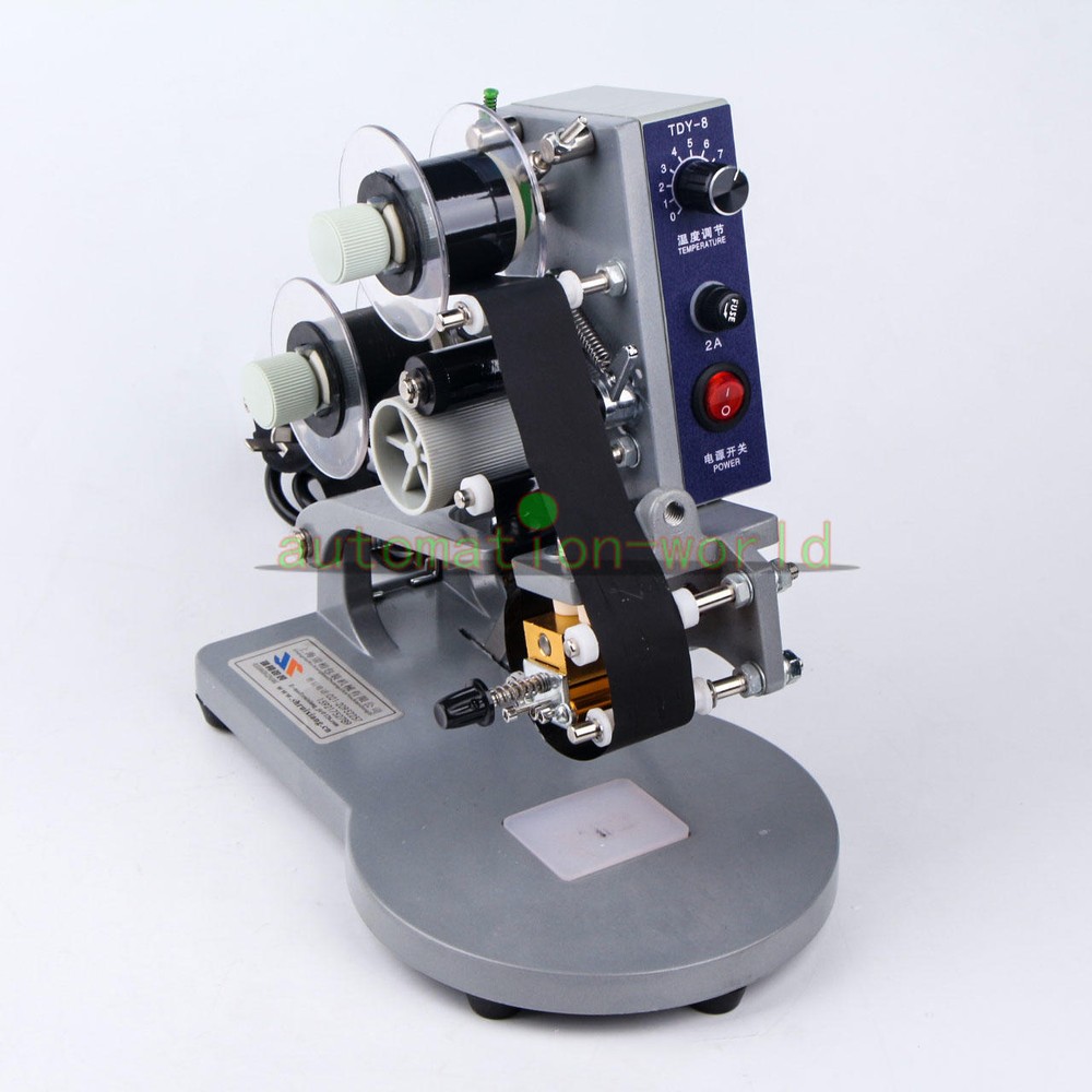 1PCS Stamping Manual Ribbon Coding Machine Date Batch Character Code and Print