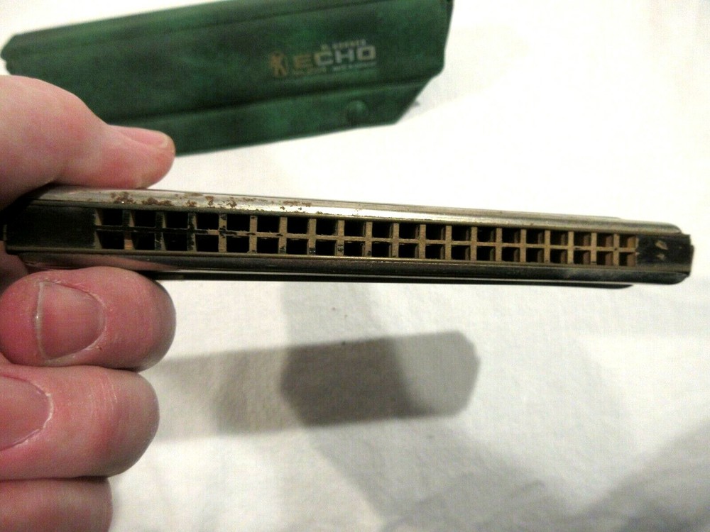 Hohner Echo Harmonica 2509-C w/Original Case