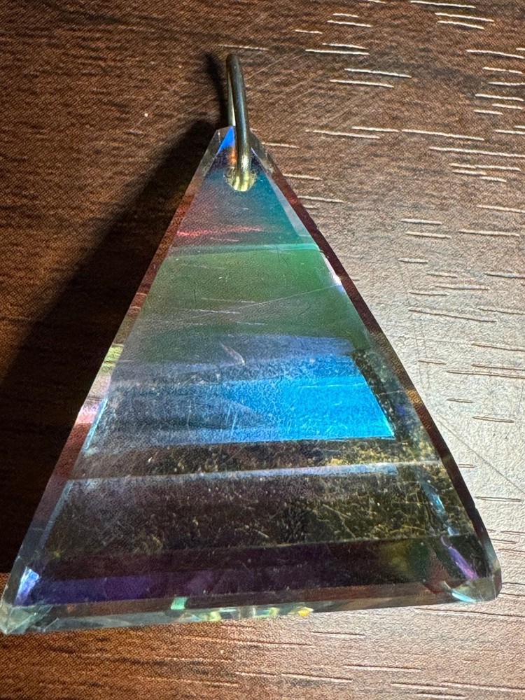 Vintage prism pendant