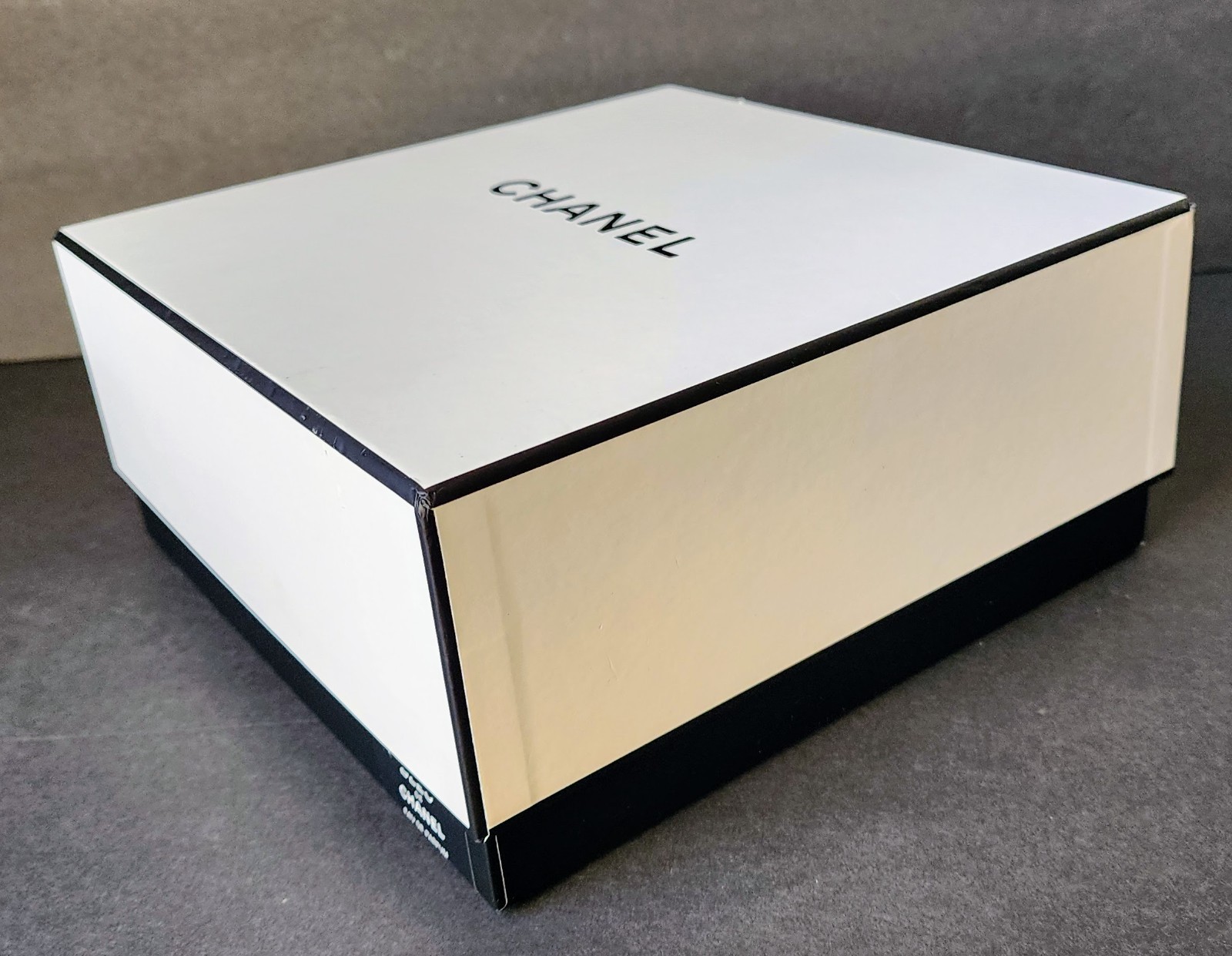 CHANEL Signature Gift Box – Luxury Rigid Presentation Box, Empty, Collectible