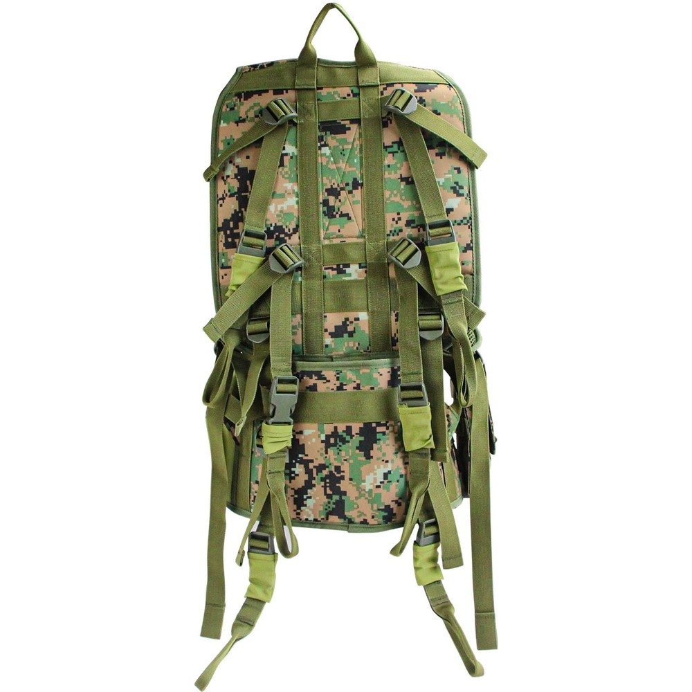 Tree Stand Carrier Backpack with Padded Straps, 8 Connection Points & 3 Pockets,