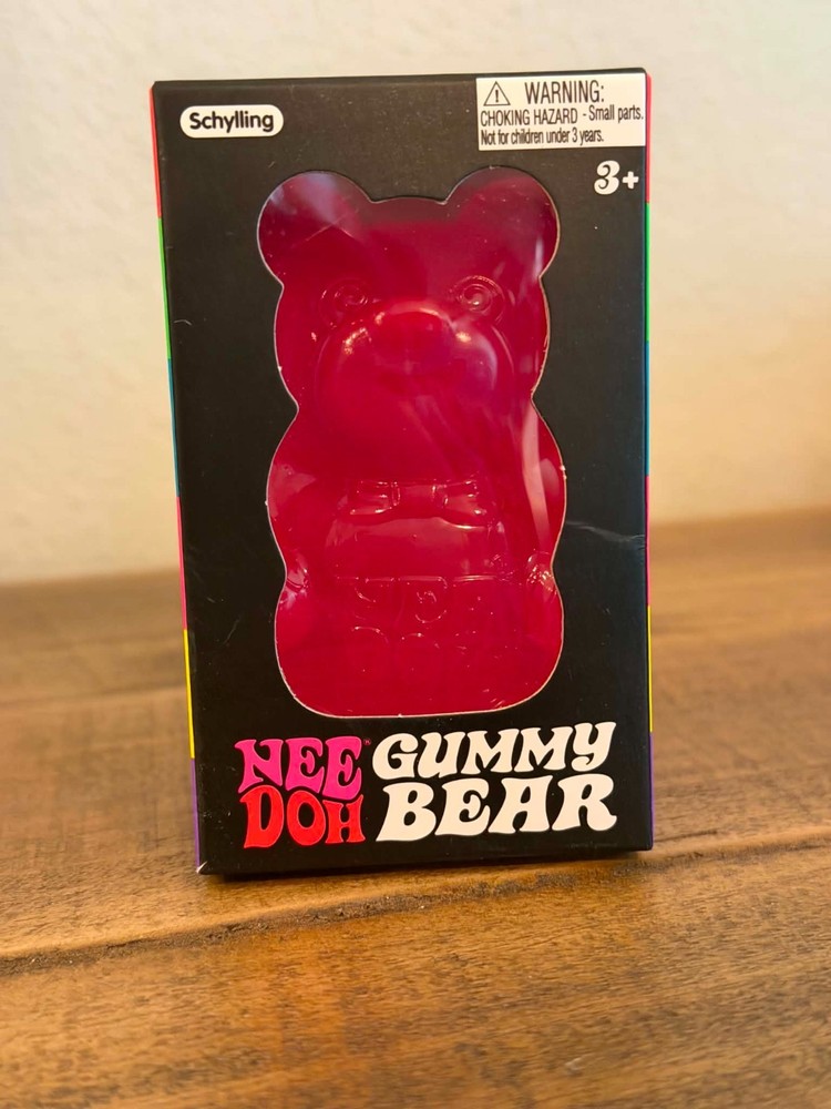 NeeDoh Gummy Bear - Authentic - NIB - Pink