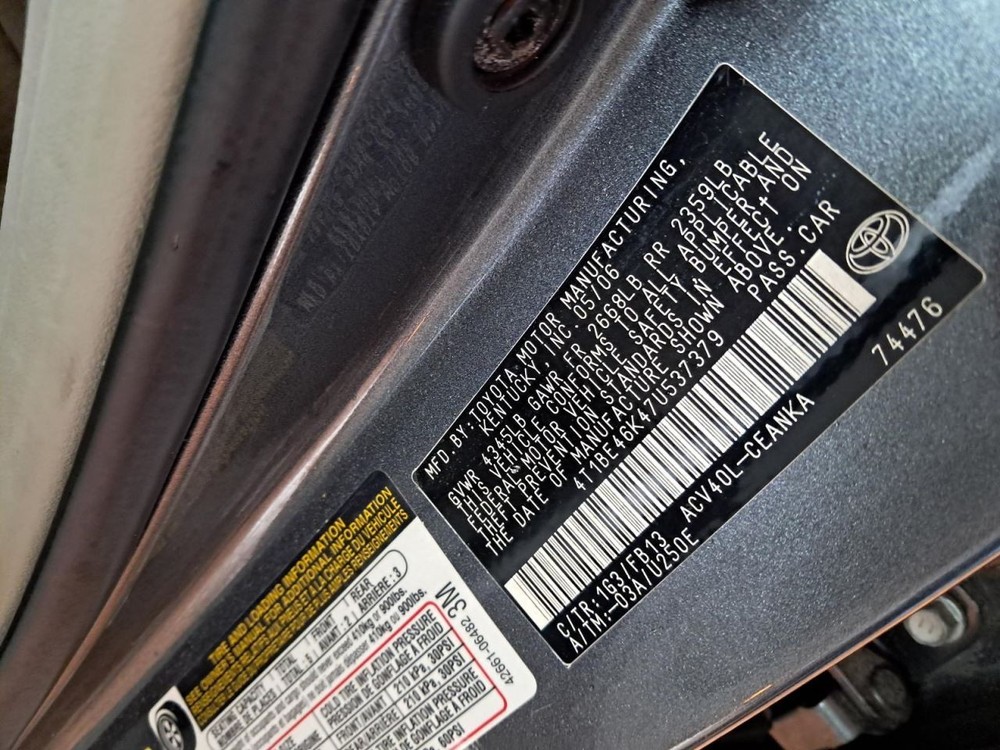 CAMRY 2007 Glove Box 4737232