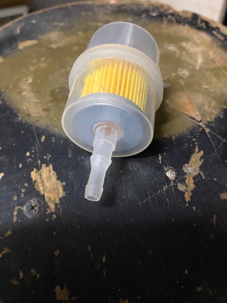 Inline Fuel Filter 6mm 1/4" for Motorcycle Mower Generator Small Engine Petrol