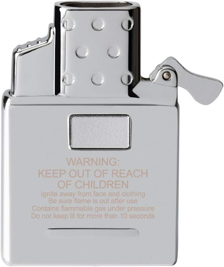 Double Torch Butane Lighter Insert Zippo High Polish