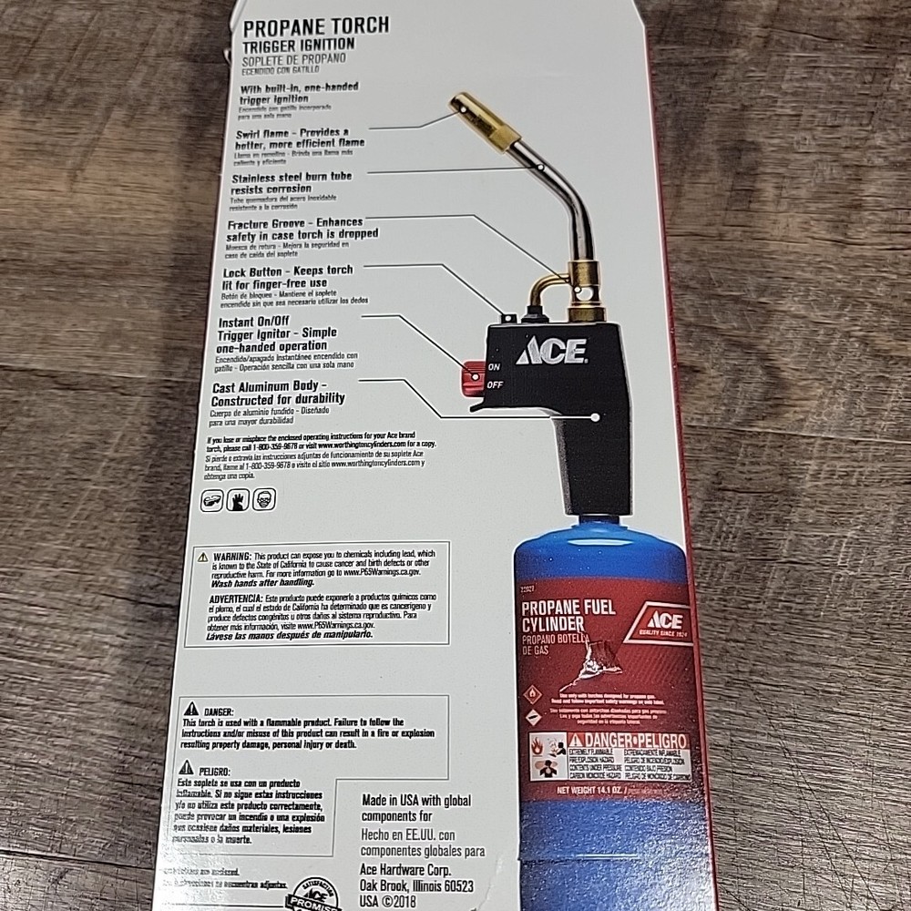 Propane Torch Head Trigger Ignition 26002 NEW IN BOX