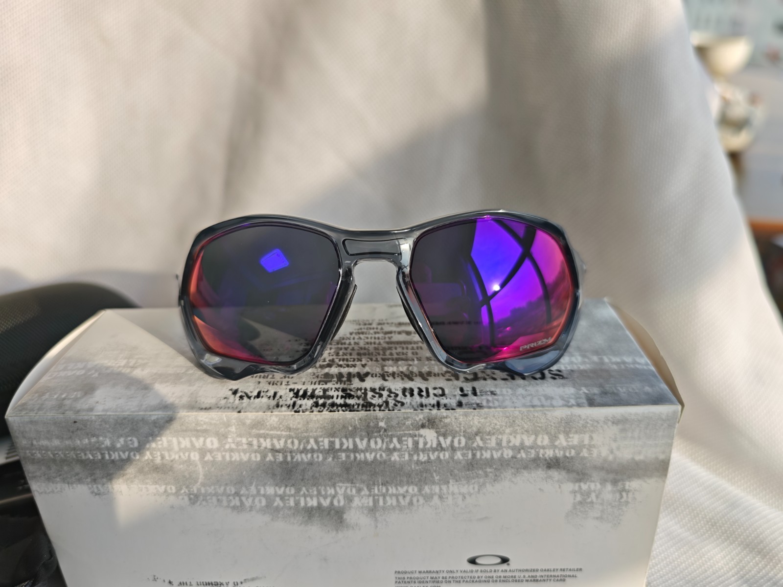 Oakley Sunglasses Plazma OO9019-0359 Grey Ink Frames with Prizm Road Lenses