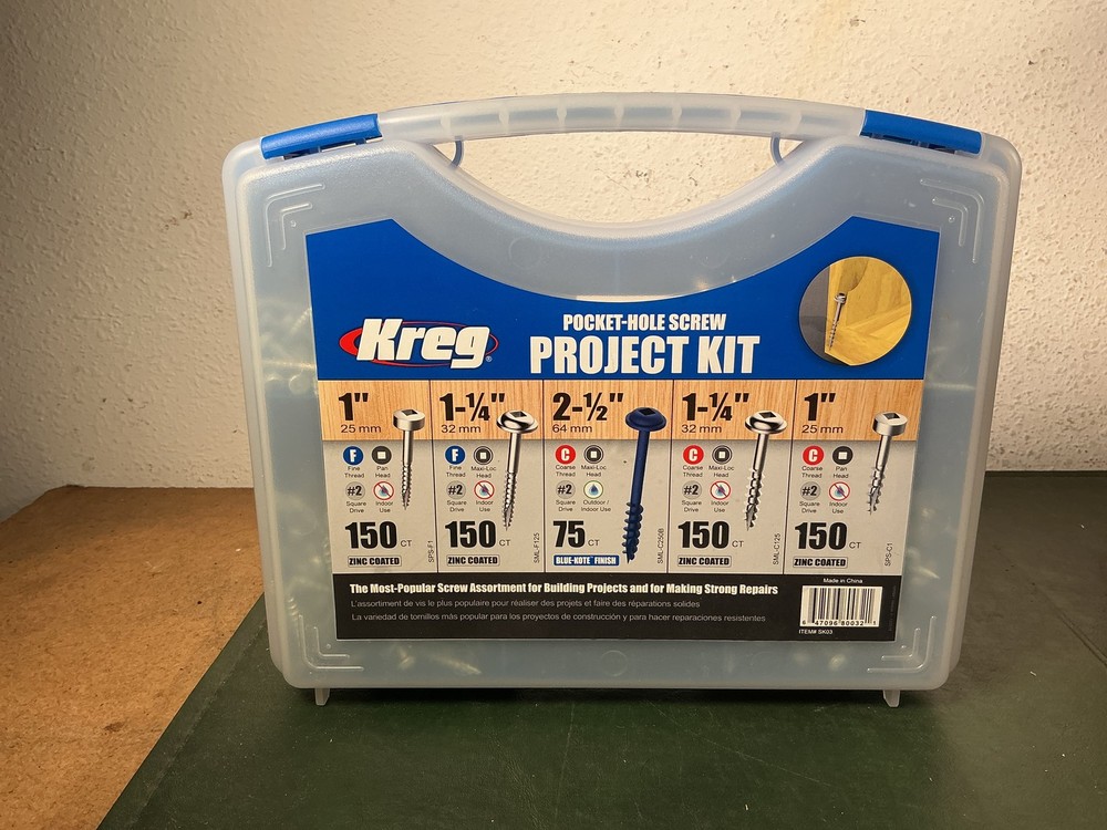 Kreg Pocket Hole Screw Project Kit
