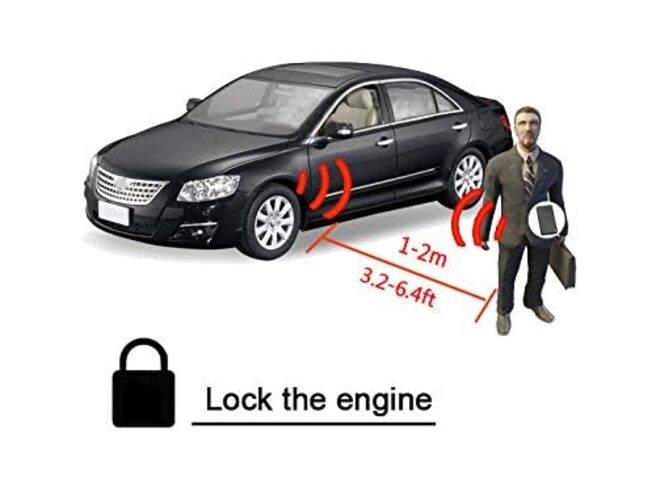Push to Start Ignition kit Engine Start Stop Button Switch Keyless Go System