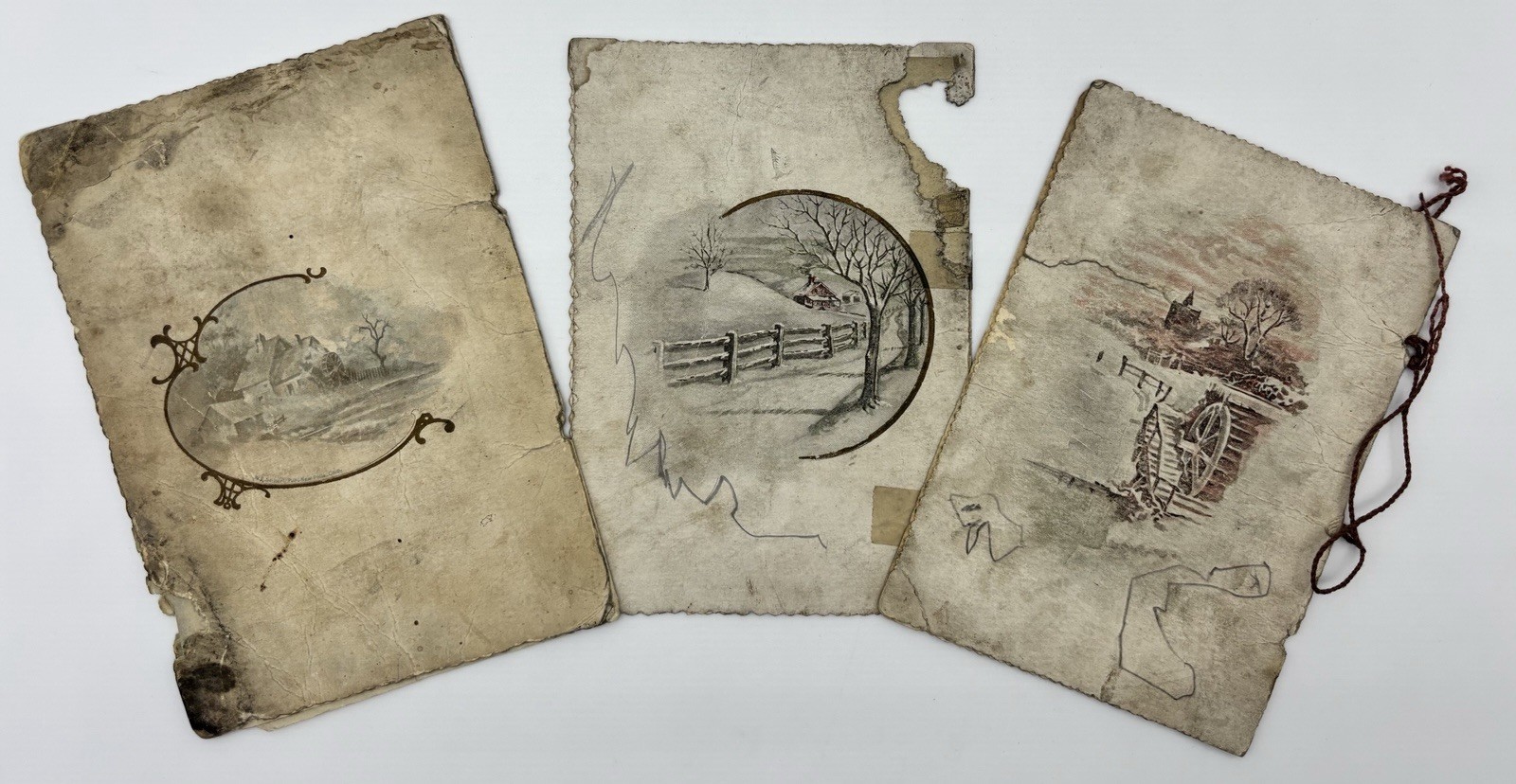 Antique 1905 1907 1908 School Souvenir Booklets Ohio Photos Student Names Lot