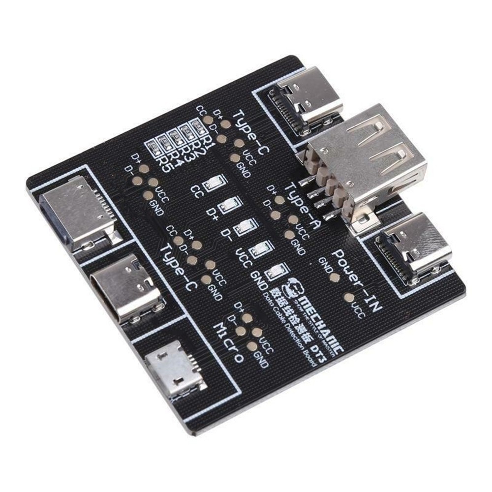 DT3 Data Cable Detection Board USB Cable Tester For iOS Android Type-C iPhone d