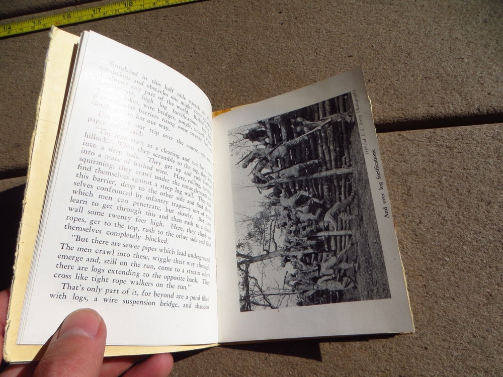 WW2 USN US Navy CB Seabees Construction Training Camp Edicott Souvenir Booklet